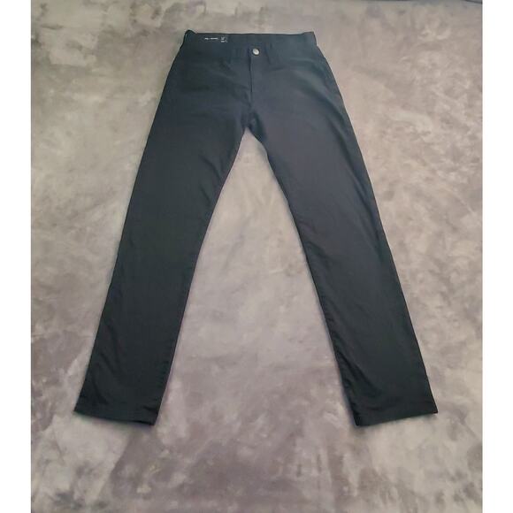 Armani Exchange Jeans Mens Sz 30 Black Straight Leg Stretch Denim Pants C22-32 - Picture 1 of 10